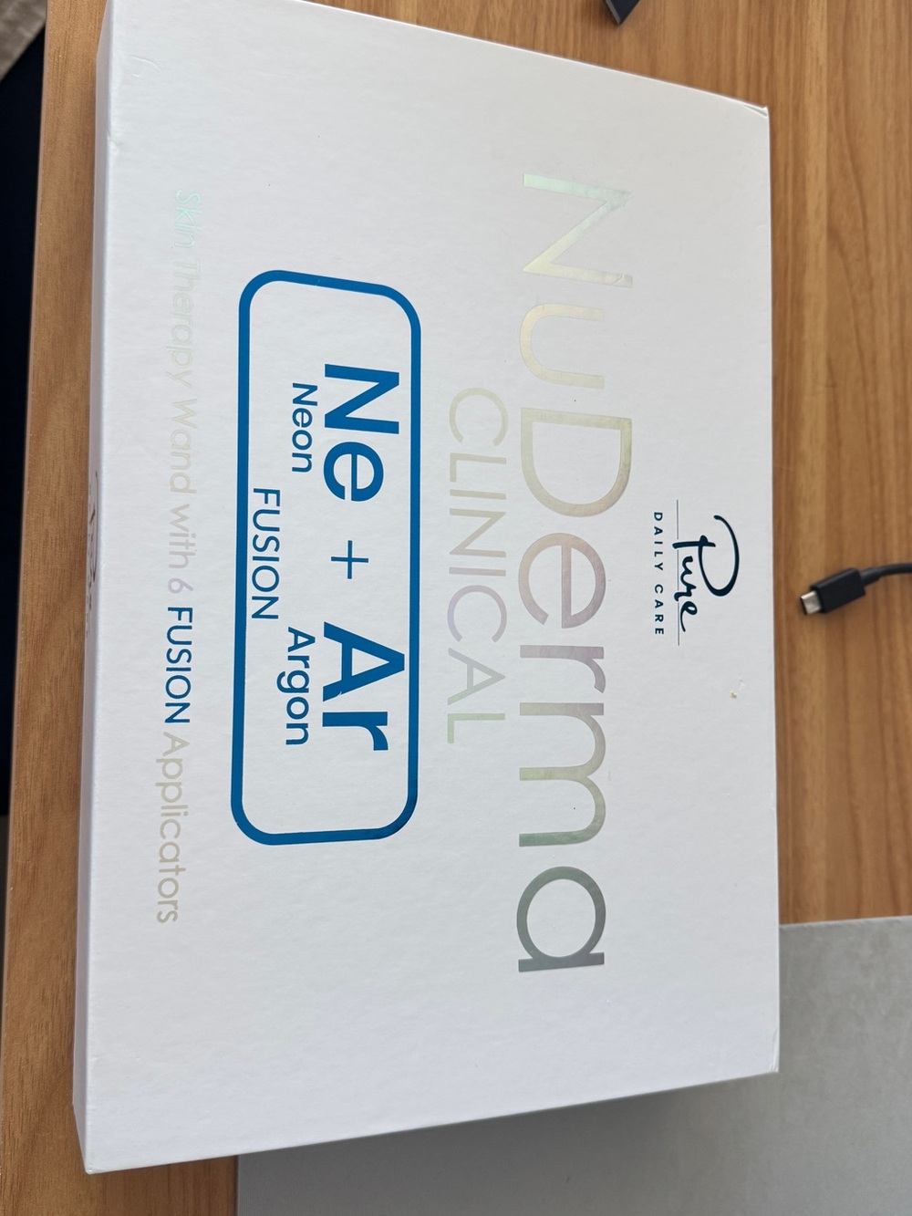 Nuderma Clinical Neon Argon Fusion Skin Therapy Device